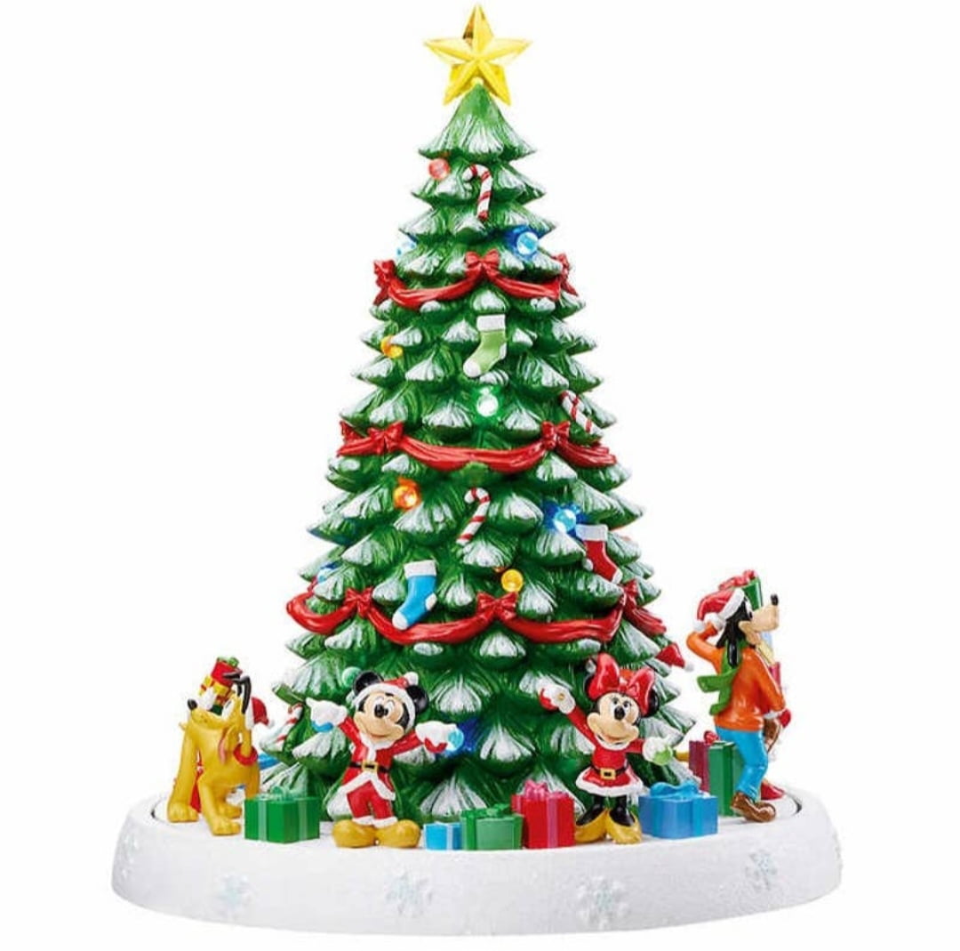 ttpmttr Disney アニメーションツリー 音楽付き Amazon.com: Disney Animated Christmas Tree 17
