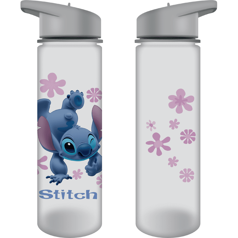 Disney Parks Stitch Stainless Steel Water Bottle w/Screw-on Top Holds 21 oz  NWT