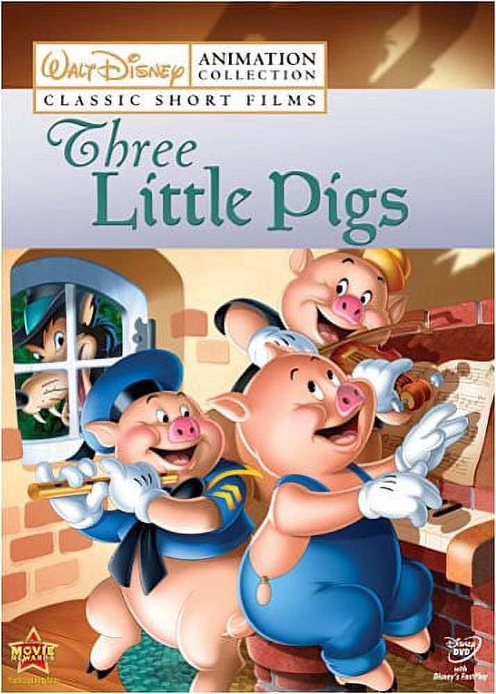 Disney Animation Collection: Volume 2: Three Little Pigs (DVD), Walt Disney Video, Kids & Family - image 1 of 2