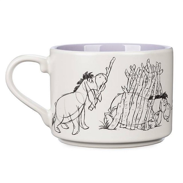 Disney Animation Sketch Poses Eeyore Ceramic Coffee Mug New