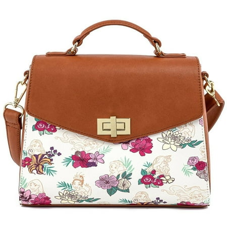 Disney Animation's Floral Princess, Crossbody Purse