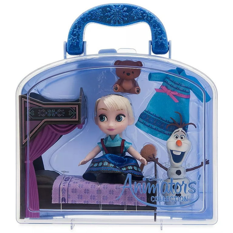 Disney Animators' Collection Frozen Elsa Mini Doll Play Set with