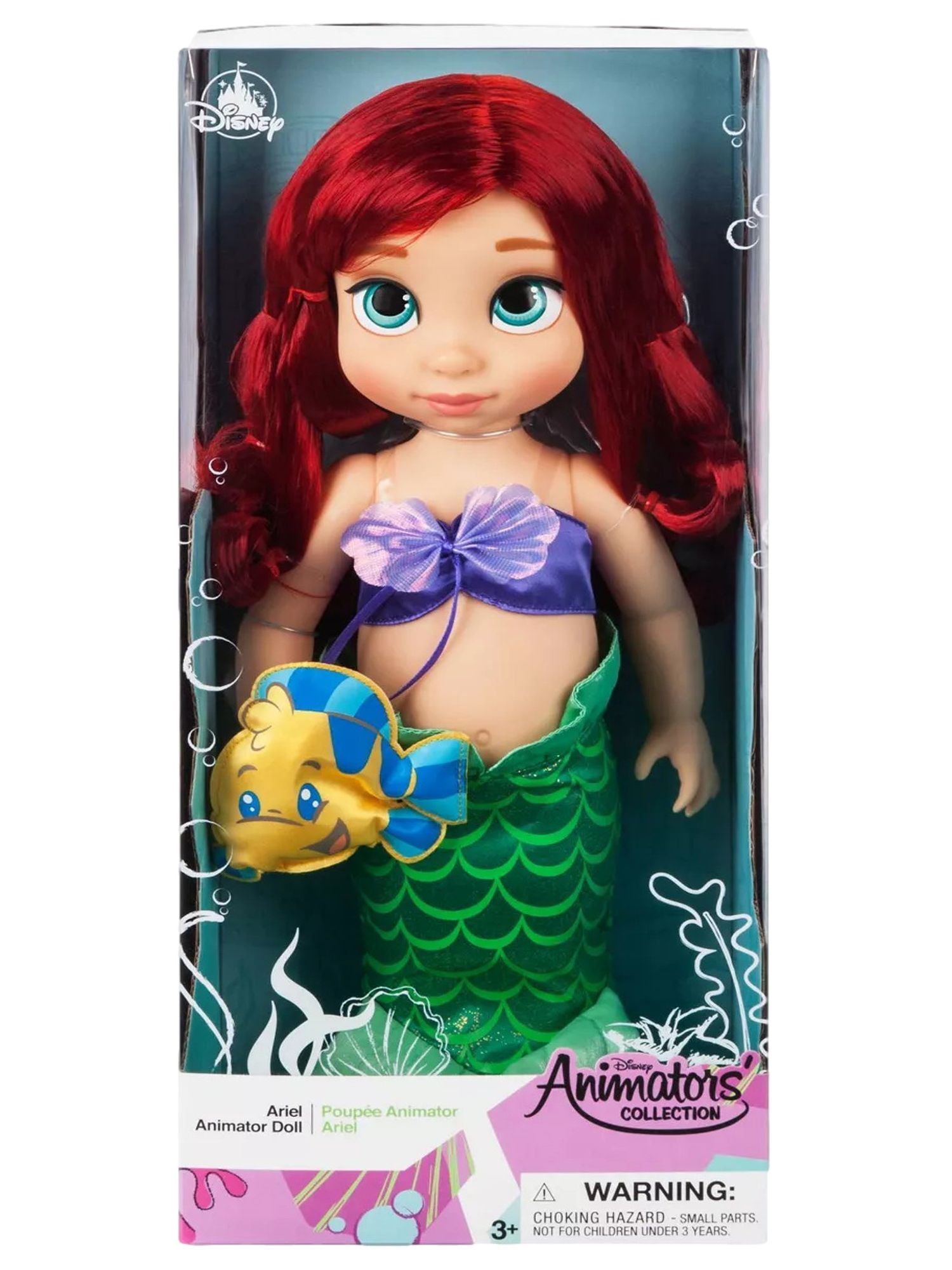 Disney Animators Collection Little Mermaid Princess Ariel Toddler Doll
