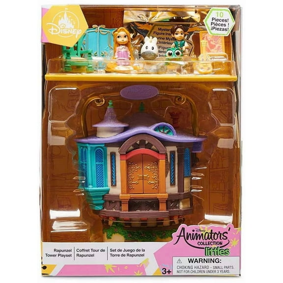 Disney Animators' Collection Littles Rapunzel Tower Playset