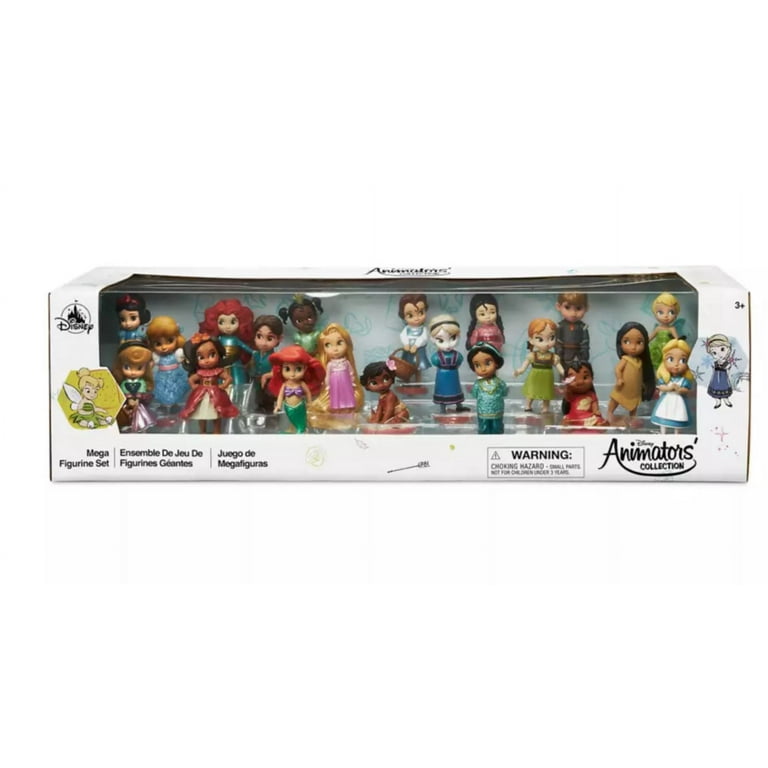Disney Store Official Animators' Collection Mega Figurine Play Set – Juego  de 20 piezas, personajes auténticos, figuras de juguete interactivas, para