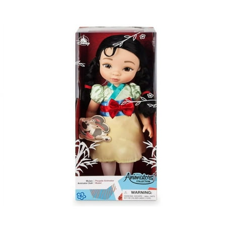 Disney Animators' Collectible Mulan Doll Satin, 16 Inch