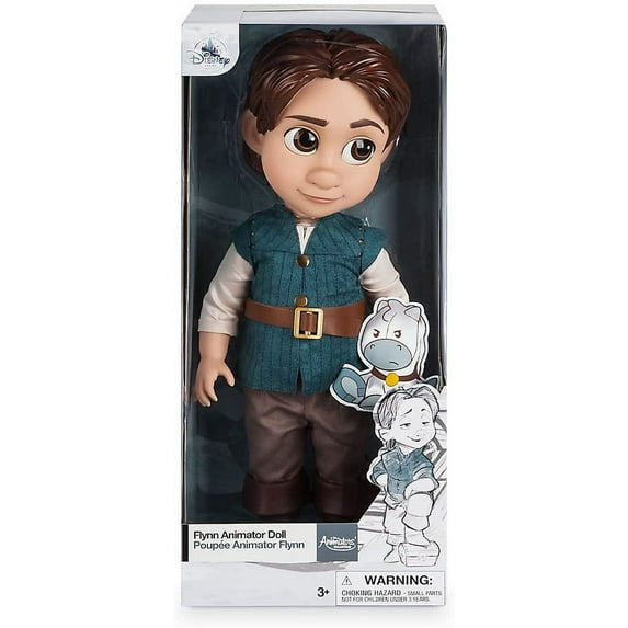 Disney Animators' Collection Flynn Rider With Maximus Doll Tangled New with Box