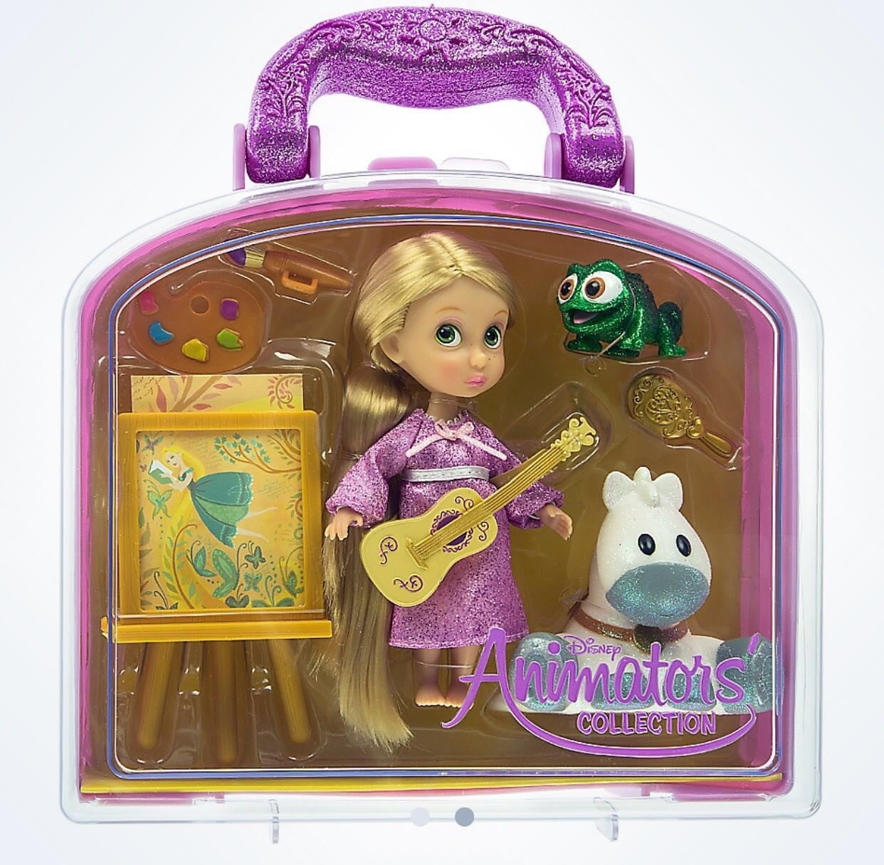 Disney Animators' Collection Rapunzel \u0026 Friends Mini Doll Play Set New with Case