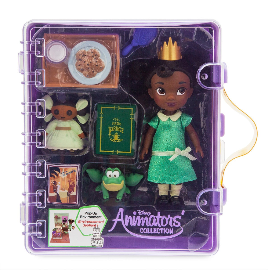 Disney - アニメーターズ　コレクションドール　ミニプレイセット　ティアナ Disney Animators' Collection Tiana Mini Doll Play Set New