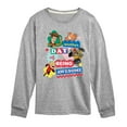 thumbnail image 1 of Disney - Another Day Of Being Awesome - Toddler & Youth Long Sleeve Graphic T-Shirt, 1 of 5