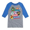 thumbnail image 1 of Disney - Another Day Of Being Awesome - Toddler & Youth Raglan Graphic T-Shirt, 1 of 4