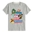 thumbnail image 1 of Disney - Another Day Of Being Awesome - Toddler & Youth Short Sleeve Graphic T-Shirt, 1 of 5