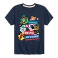 thumbnail image 1 of Disney - Another Day Of Being Awesome - Toddler & Youth Short Sleeve Graphic T-Shirt, 1 of 5