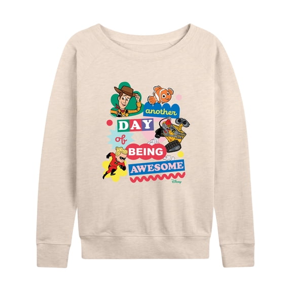 Disney - Another Day Of Being Awesome - Women's Lightweight French Terry Long Sleeve Shirt