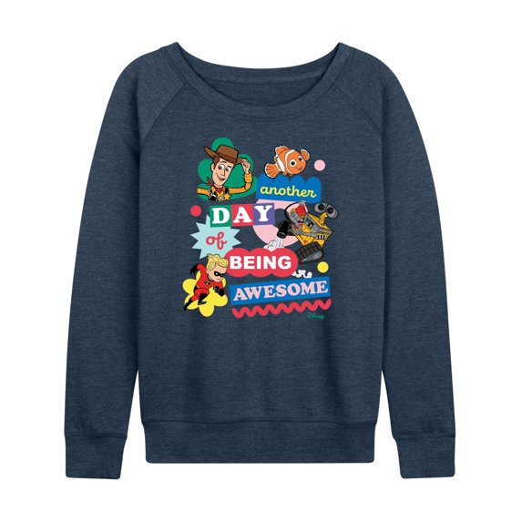 Disney - Another Day Of Being Awesome - Women's Lightweight French Terry Long Sleeve Shirt