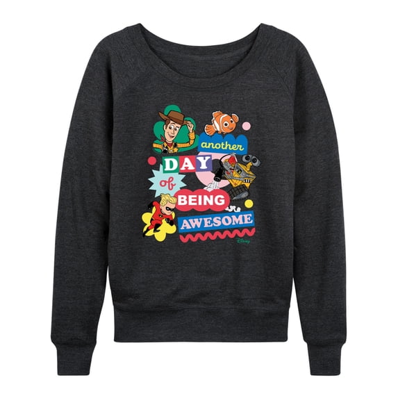 Disney - Another Day Of Being Awesome - Women's Lightweight French Terry Long Sleeve Shirt