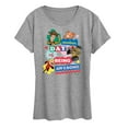 thumbnail image 1 of Disney - Another Day Of Being Awesome - Women's Short Sleeve Graphic T-Shirt, 1 of 5