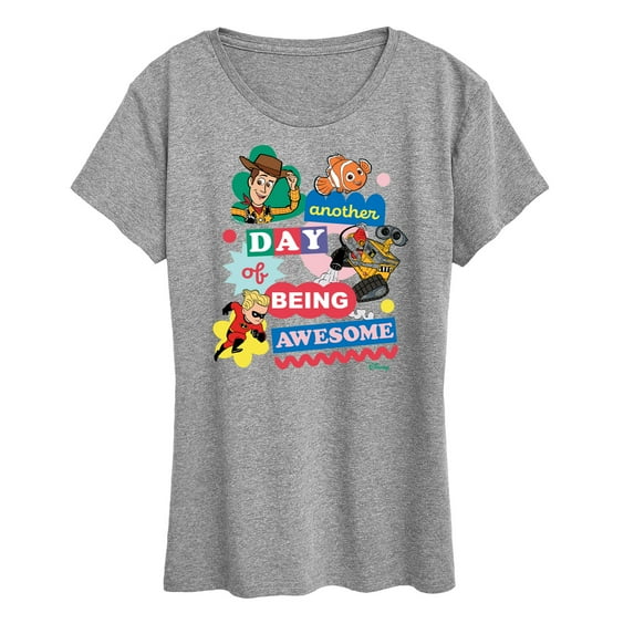 Disney - Another Day Of Being Awesome - Women's Short Sleeve Graphic T-Shirt