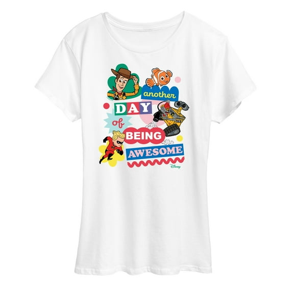 Disney - Another Day Of Being Awesome - Women's Short Sleeve Graphic T-Shirt