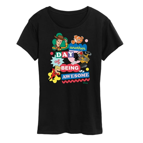 Disney - Another Day Of Being Awesome - Women's Short Sleeve Graphic T-Shirt