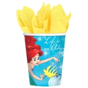 Disney Ariel Dream Big Paper Cups, 9 oz, Pack of 8