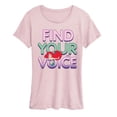 thumbnail image 1 of Disney - Ariel Find Your Voice - Women's Short Sleeve Graphic T-Shirt, 1 of 3