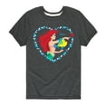 thumbnail image 1 of Disney - Ariel Heart - Toddler And Youth Short Sleeve Graphic T-Shirt, 1 of 4