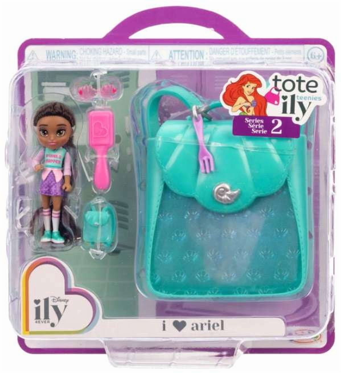 Disney Tote Ily Teenies Series 2 I Love Ariel Mini Doll - Walmart.com