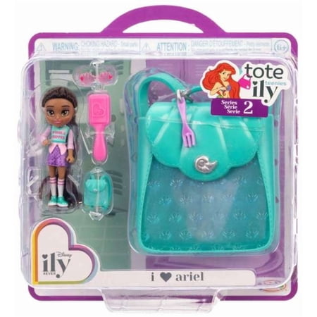 Disney Tote Ily Teenies Series 2 I Love Ariel Mini Doll