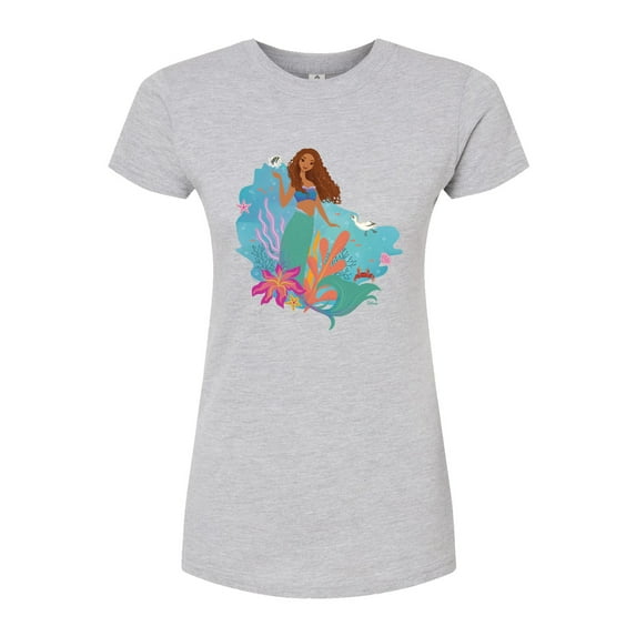 Disney - Ariel - Juniors Fitted Graphic T-Shirt