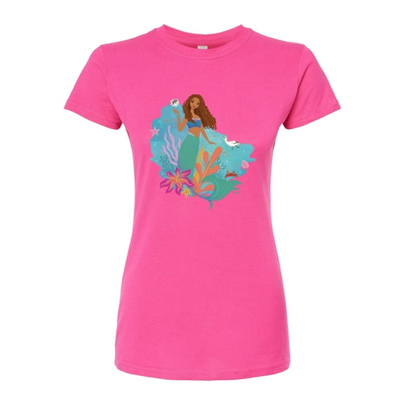Disney - Ariel - Juniors Fitted Graphic T-Shirt