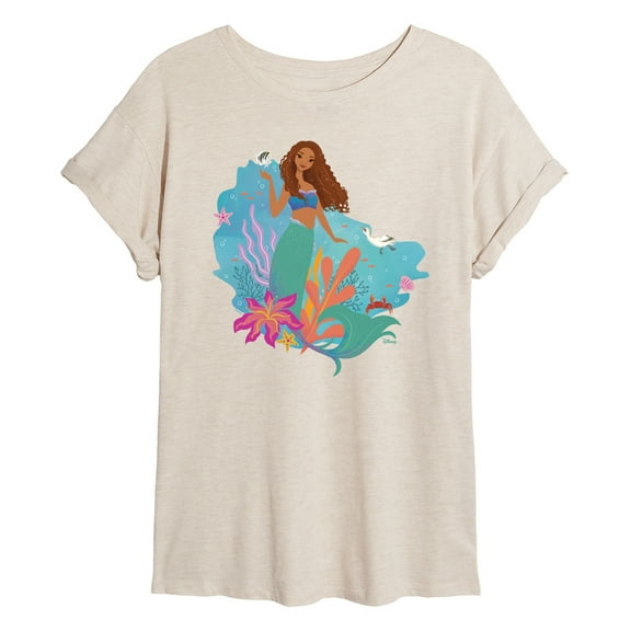 Disney - Ariel - Juniors Ideal Flowy Muscle T-Shirt