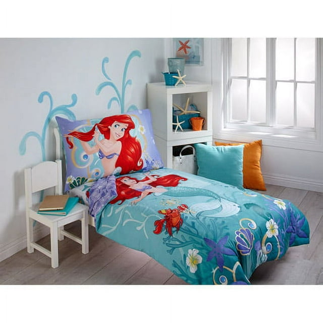 Disney Ariel Key to the Sea 4-Piece Toddler Bedding Set