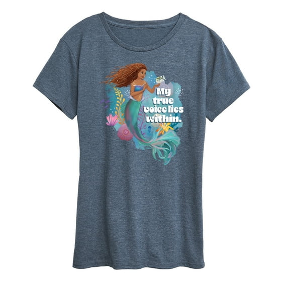 Disney - Ariel My True Voice - Women's Short Sleeve Graphic T-Shirt