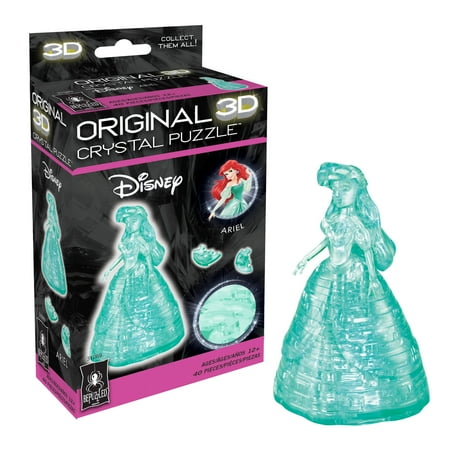 Disney Ariel Original 3D Crystal Puzzle from BePuzzled, Ages 12 and Up