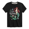 thumbnail image 1 of Disney - Ariel Sea Beauty - Toddler & Youth Short Sleeve Graphic T-Shirt, 1 of 5