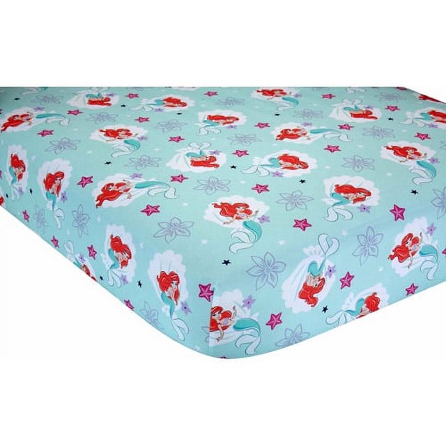 Disney Ariel Sea Treasures Crib Sheet