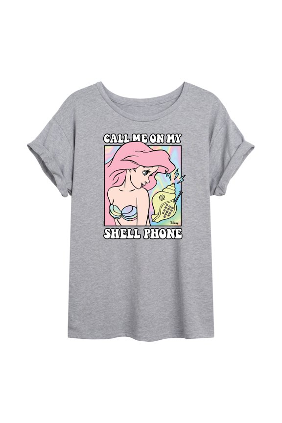 - Ariel Shell Phone - Juniors Ideal Flowy Muscle T-Shirt
