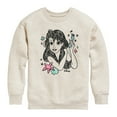 thumbnail image 1 of Disney - Ariel Sketch  - Toddler & Youth Crewneck Fleece Sweatshirt, 1 of 5