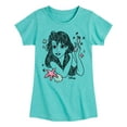 thumbnail image 1 of Disney - Ariel Sketch  - Toddler & Youth Girls Short Sleeve Graphic T-Shirt, 1 of 5