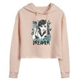 thumbnail image 1 of Disney - Ariel The Dreamer  - Juniors Cropped Pullover Hoodie, 1 of 4