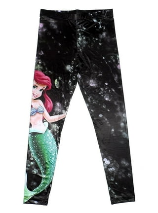 Little Mermaid Stitch Princess Belle Castle Women's Leggings TC