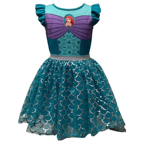 Disney Ariel Toddler Girls Tutu Dress, 3T-4T