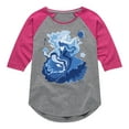 thumbnail image 1 of Disney - Ariel  - Toddler & Youth Girls Raglan Graphic T-Shirt, 1 of 4