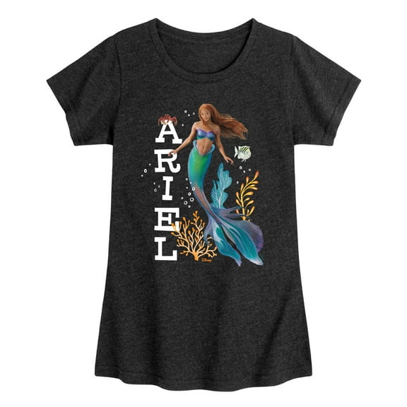 Disney - Ariel - Toddler & Youth Girls Short Sleeve Graphic T-Shirt