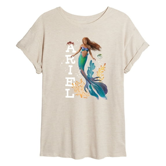 Disney - Ariel in Water - Juniors Ideal Flowy Muscle T-Shirt