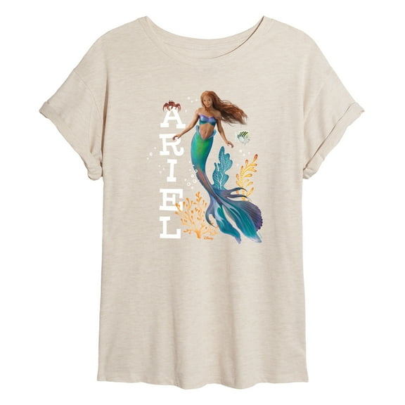 Disney - Ariel in Water - Juniors Ideal Flowy Muscle T-Shirt