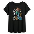 thumbnail image 1 of Disney - Ariel in Water - Juniors Ideal Flowy Muscle T-Shirt, 1 of 5