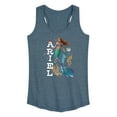 thumbnail image 1 of Disney - Ariel in Water - Ladies Racerback Tank, 1 of 5