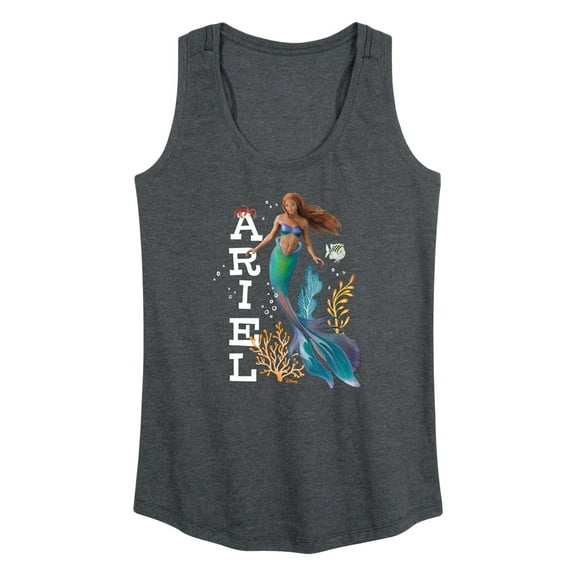 Disney - Ariel in Water - Ladies Racerback Tank